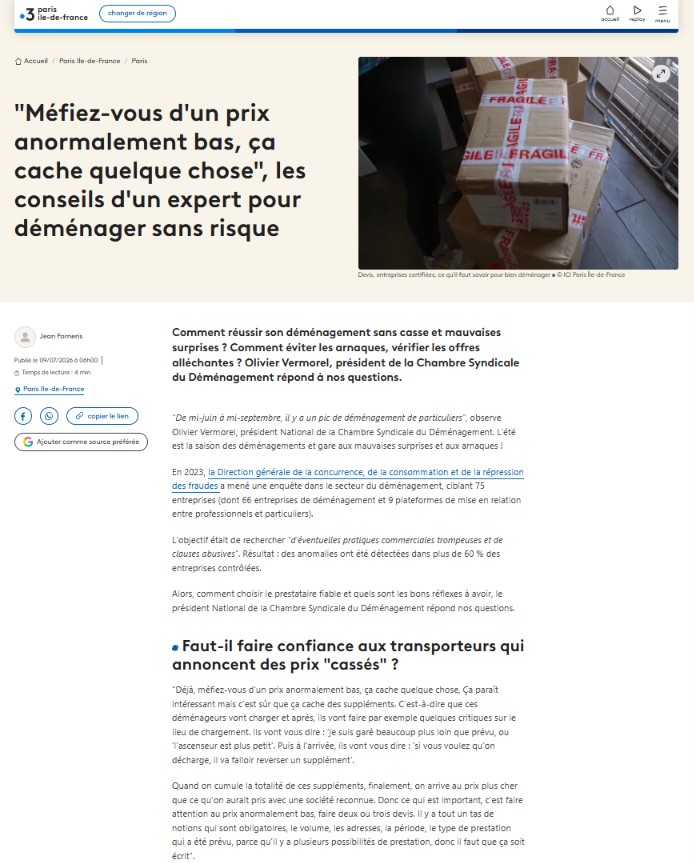 Article France 3 IdF-Olivier Vermorel-Juillet 2026 Article France 3 IdF-Olivier Vermorel-Juillet 2026